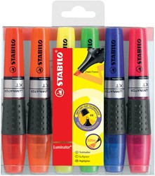 Tekstmarker STABILO Luminator 71/6 assorti pk/6