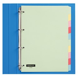 Quantore tabbladen karton gekleurd 4-gaats