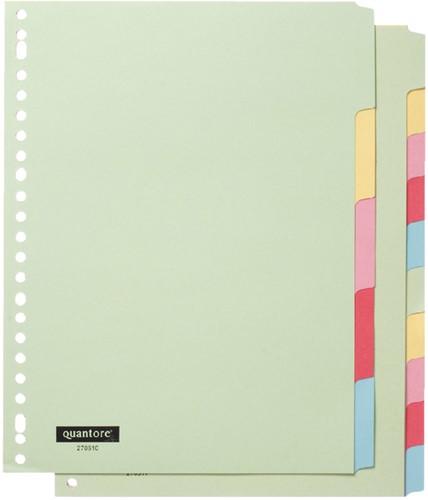Tabbladen A4 10-tabs 23g.kleur karton-2
