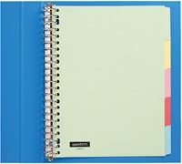 Tabbladen A4 5-tabs 23g.kleur karton