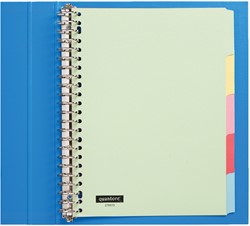 Tabbladen A4 5-tabs 23g.kleur karton