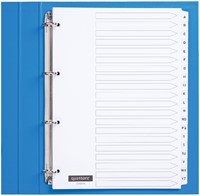 Tabbladen A4 A-Z 4g. wit karton Quantore