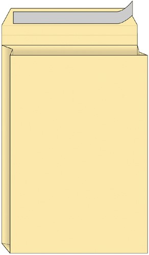 Enveloppen monsterzak 262x371x38mm creme pak/10