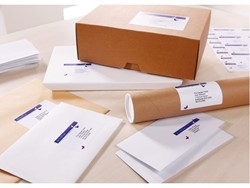 Avery etiketten voor enveloppen, pakketten en kokers