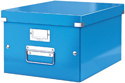 Opbergbox Leitz WOW Click & Store 265x188x335mm blauw