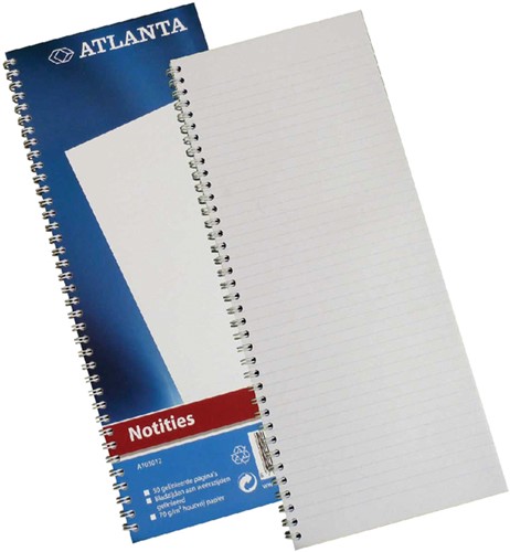 Register smalfolio lijn spiraal 2103012000 50vel blauw