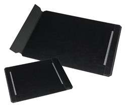 Rillstab bureau-onderlegger leder