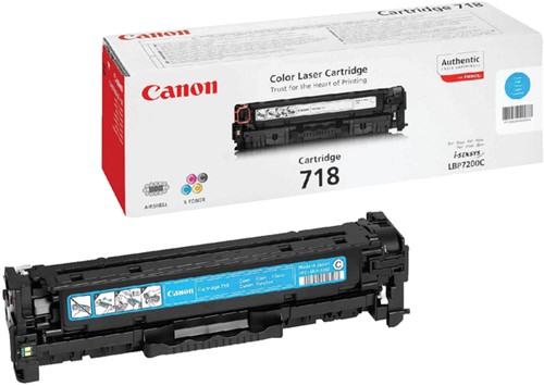 Tonercartridge Canon 718 2.9K cyaan