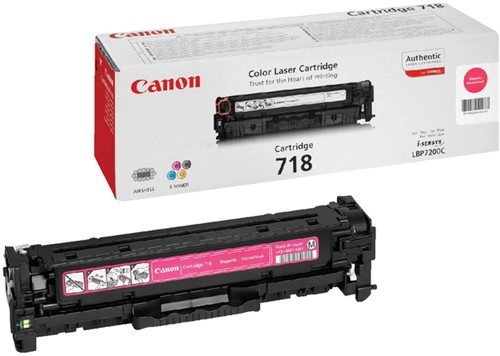 Tonercartridge Canon 718 2.9K magenta