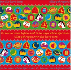 Haza aparaatrol cadeaupapier Sint