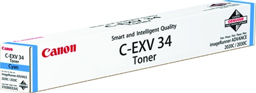 Tonercartridge Canon C-EXV 34 cyaan 19K