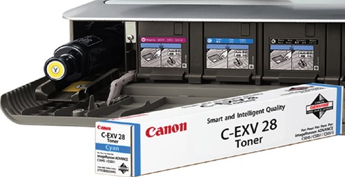 Tonercartridge Canon C-EXV 28  38K cyaan