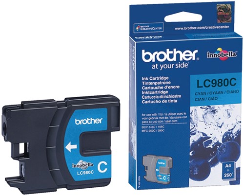 Inktcartridge Brother LC980C cyaan