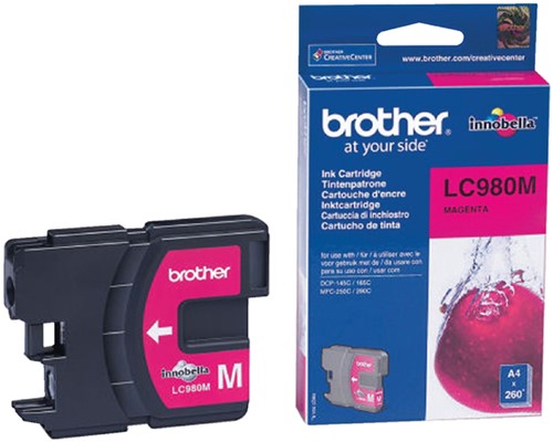 Inktcartridge Brother LC980M magenta