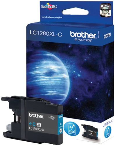 Inktcartridge Brother LC1280XLC cyaan