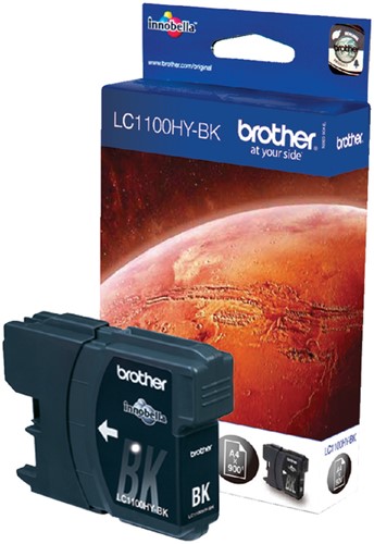 Inktcartridge Brother LC1100BK HC zwart (tbv A3 machine's)
