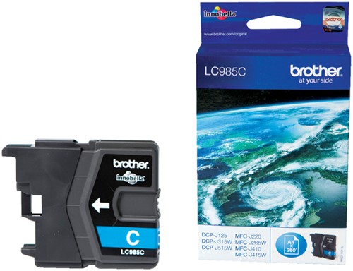 Inktcartridge Brother LC985C cyaan