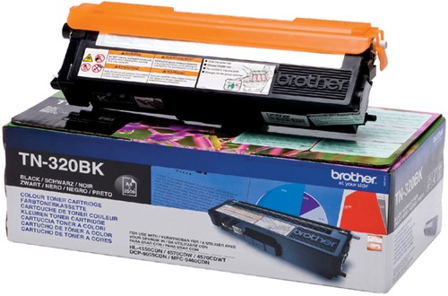 Toner Brother TN-320BK 2.5K zwart