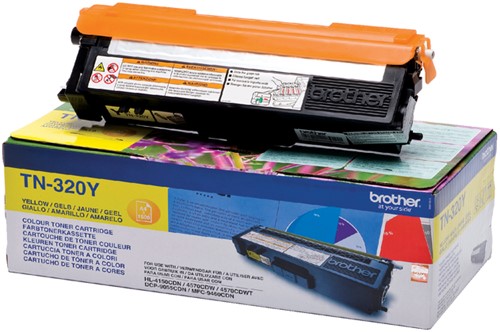 Toner Brother TN-320Y 1.5K geel
