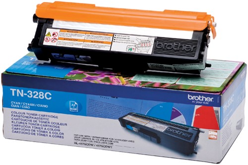 Toner Brother TN-328C 6K cyaan