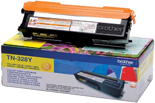 Toner Brother TN-328Y 6K geel