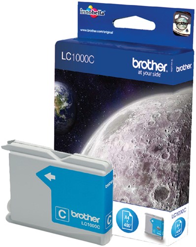 Inktcartridge Brother LC1000C cyaan