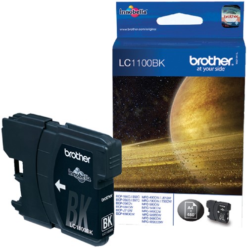Inktcartridge Brother LC1100BK zwart