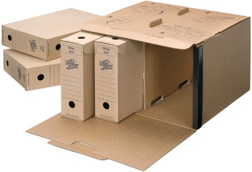 Archiefdoos Loeff 3003 345x250x80mm Filing box folio-3