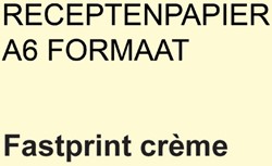 Receptpapier Fastprint A6 80gram creme pak/2000