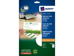 Avery visitekaartjes voor elke printer