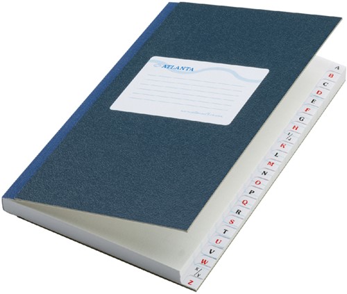 Register alfabet octavo 6bl/letter blauw A1822-046
