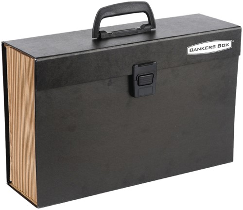 Sorteerkoffer Fellowes Handfile zwart