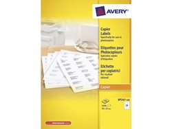 Avery kopieeretiketten