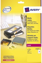 Avery media-etiketten voor laserprinters