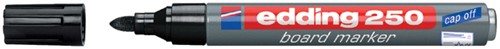Viltstift Edding 250 whiteboard rond 1,5-3mm zwart