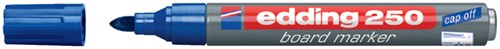 Viltstift Edding 250 whiteboard rond 1,5-3mm blauw