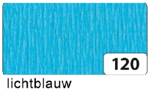 Crepepapier Folia 250x50cm NR120 licht blauw