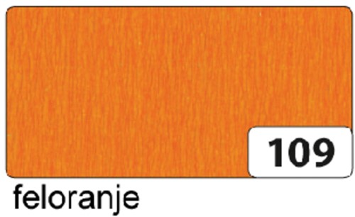 Crepepapier Folia 250x50cm NR109 oranje