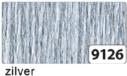 Crepepapier Folia 250x50cm NR9126 zilver