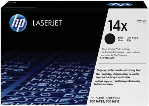 Tonercartridge HPCF214X (14X) 17.5K zwart