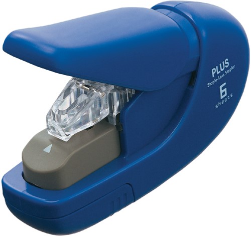 Nietmachine Plus, nieten zonder nietjes blauw