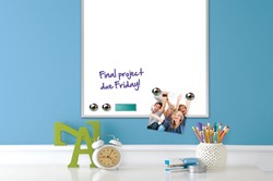 Quartet whitebord met aluminium lijst