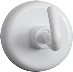Magneet + haak Maul 25mm 3kg wit ds/5