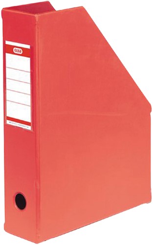 Tijdschriftencassette opvouwbaar A4 rood