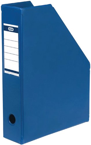 Tijdschriftencassette opvouwbaar A4 donkerblauw
