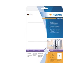 Herma rug-insteeketiketten voor elke printer
