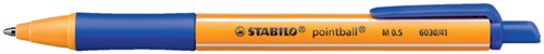 Balpen Stabilo Pointball blauw