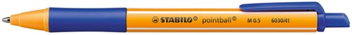 Balpen Stabilo Pointball blauw