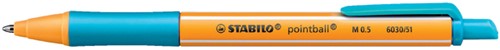 Balpen Stabilo Pointball turquoise
