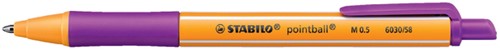 Balpen Stabilo Pointball lila